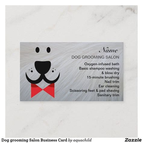 dog grooming business cards free.